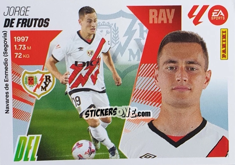 Sticker De Frutos (18) - LaLiga 2025-2026
 n. 479 - Panini
