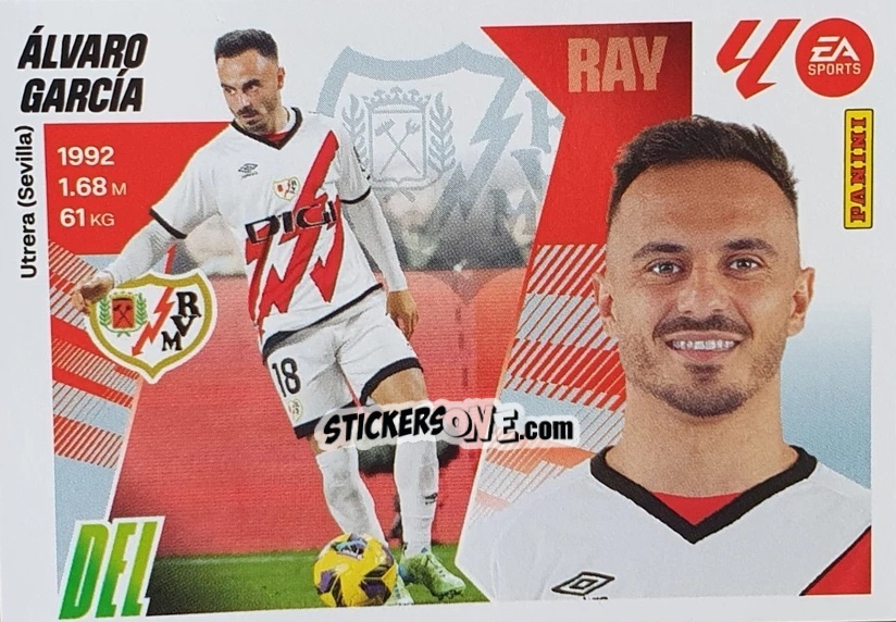 Figurina Álvaro García (19) - LaLiga 2025-2026
 n. 480 - Panini