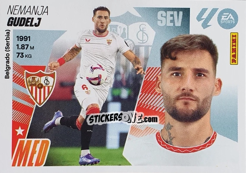 Cromo Gudelj (11) - LaLiga 2025-2026
 n. 532 - Panini