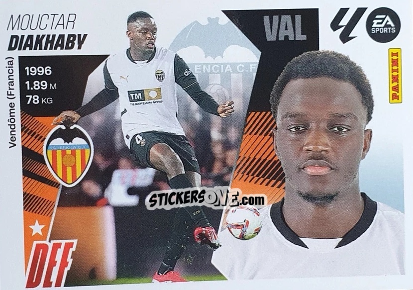 Cromo Diakhaby (7) - LaLiga 2025-2026
 n. 558 - Panini