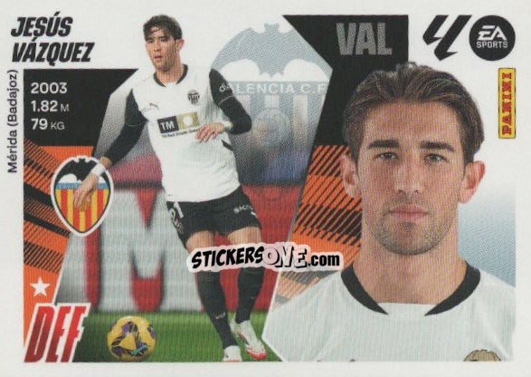 Figurina Jesús Vázquez (9B) - LaLiga 2025-2026
 n. 561 - Panini