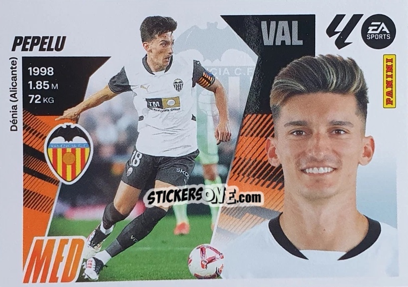 Sticker Pepelu (13) - LaLiga 2025-2026
 n. 565 - Panini