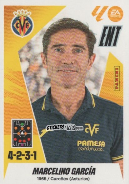 Cromo Entrenador - Marcelino García (2)