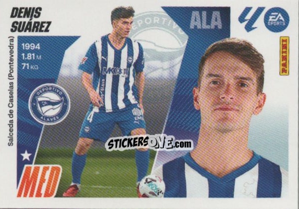 Figurina Denis Suárez (14) - LaLiga 2025-2026
 n. 594 - Panini