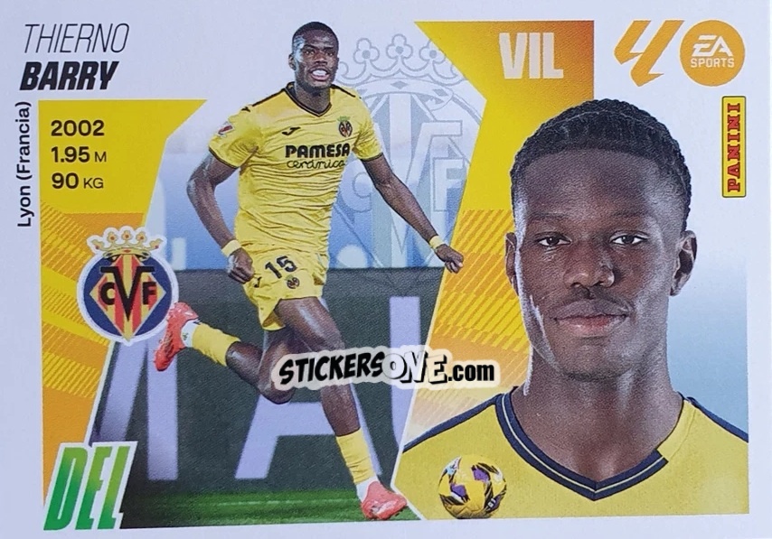 Sticker Barry (20) - LaLiga 2025-2026
 n. 600 - Panini