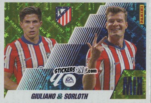 Cromo Giuliano / Sorloth (9) - LaLiga 2025-2026
 n. 659 - Panini