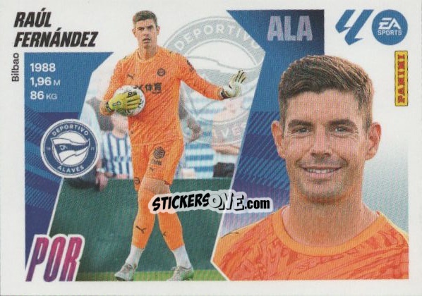 Sticker Raúl Fernández (4Bis) - LaLiga 2025-2026
 n. 21 - Panini