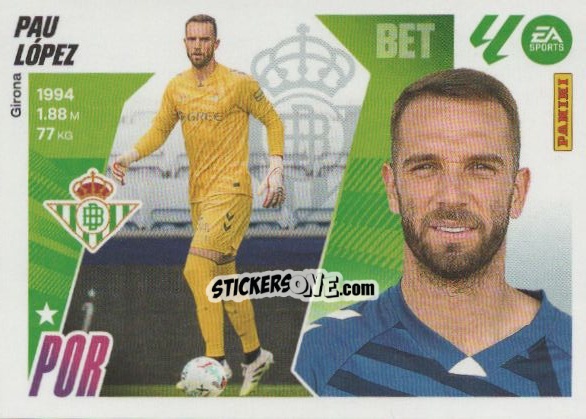 Sticker Pau López (3) - LaLiga 2025-2026
 n. 133 - Panini