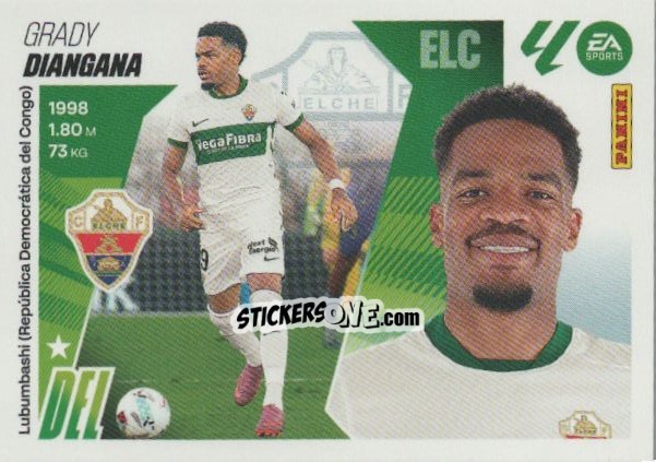 Figurina Diangana (20Bis) - LaLiga 2025-2026
 n. 219 - Panini