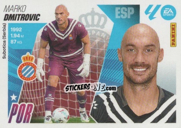 Sticker Dmitrovic (3) - LaLiga 2025-2026
 n. 223 - Panini