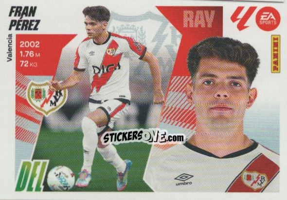 Sticker Fran Pérez (20Bis) - LaLiga 2025-2026
 n. 484 - Panini