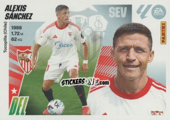 Sticker Alexis Sánchez (18Bis) - LaLiga 2025-2026
 n. 546 - Panini