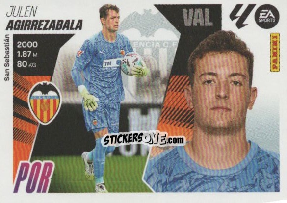 Sticker Agirrezabala (4) - LaLiga 2025-2026
 n. 554 - Panini