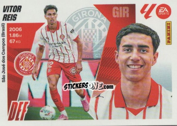 Sticker Vitor Reis (28) - Girona F - LaLiga 2025-2026
 n. 708 - Panini