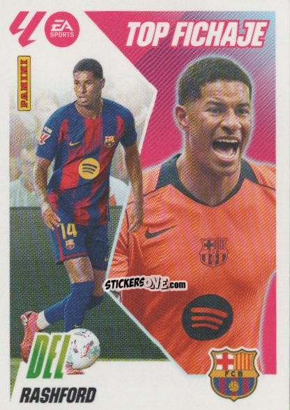 Sticker Rashford (68) - FC Barcelona - LaLiga 2025-2026
 n. 748 - Panini