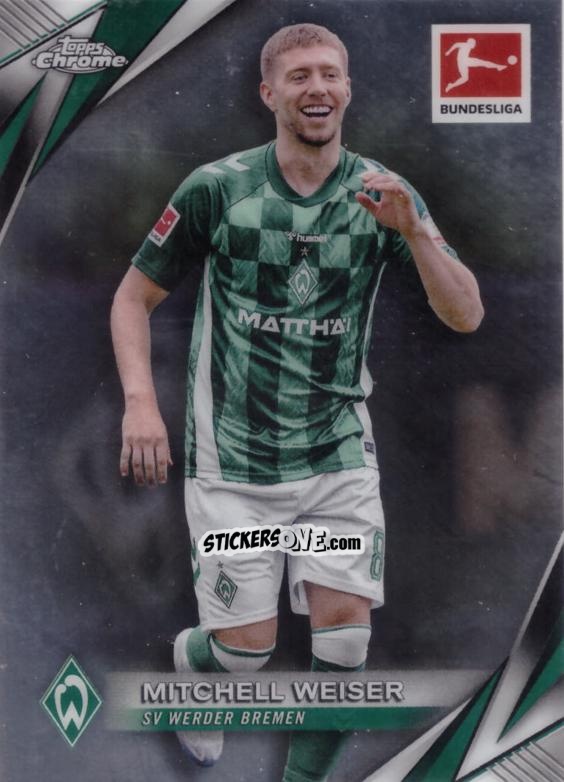 Figurina Mitchell Weiser - Bundesliga Chrome 2024-2025 n. 17 - Topps