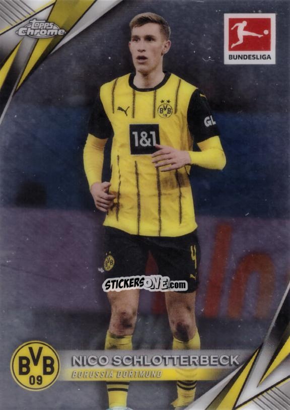 Cromo Nico Schlotterbeck - Bundesliga Chrome 2024-2025 n. 23 - Topps
