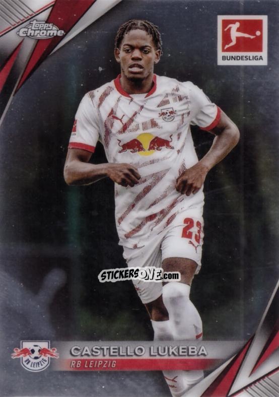 Figurina Castello Lukeba - Bundesliga Chrome 2024-2025 n. 57 - Topps