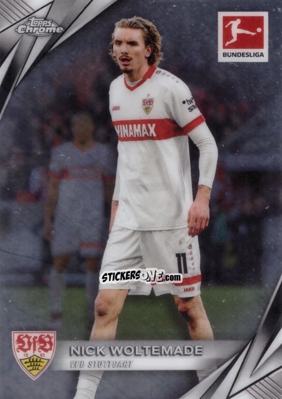 Sticker Nick Woltemade - Bundesliga Chrome 2024-2025 n. 90 - Topps