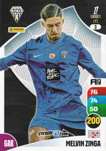 Cromo Melvin Zinga - Ligue 1 2025-2026. Adrenalyn XL
 n. 3 - Panini