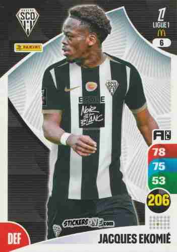 Sticker Jacques Ekomié - Ligue 1 2025-2026. Adrenalyn XL
 n. 6 - Panini