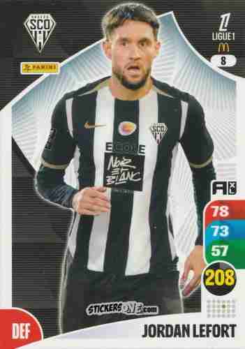 Cromo Jordan Lefort - Ligue 1 2025-2026. Adrenalyn XL
 n. 8 - Panini