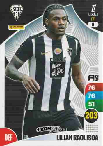 Figurina Lilian Raolisoa - Ligue 1 2025-2026. Adrenalyn XL
 n. 9 - Panini
