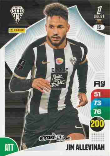 Cromo Jim Allevinah - Ligue 1 2025-2026. Adrenalyn XL
 n. 15 - Panini