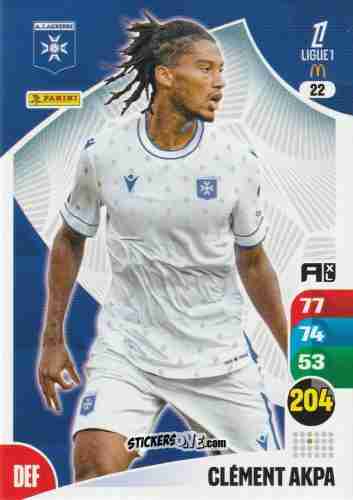 Sticker Clément Akpa - Ligue 1 2025-2026. Adrenalyn XL
 n. 22 - Panini