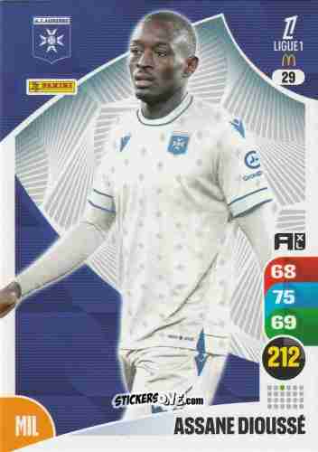 Sticker Assane Dioussé - Ligue 1 2025-2026. Adrenalyn XL
 n. 29 - Panini