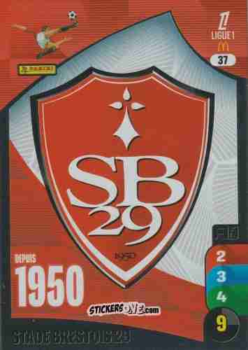 Figurina Écusson - Ligue 1 2025-2026. Adrenalyn XL
 n. 37 - Panini