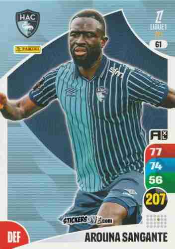 Sticker Arouna Sangante - Ligue 1 2025-2026. Adrenalyn XL
 n. 61 - Panini