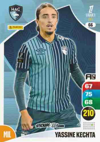 Figurina Yassine Kechta - Ligue 1 2025-2026. Adrenalyn XL
 n. 66 - Panini