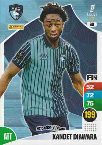 Figurina Kandet Diawara - Ligue 1 2025-2026. Adrenalyn XL
 n. 69 - Panini