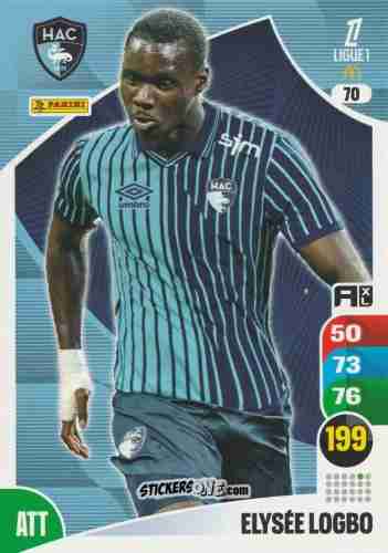 Cromo Élysée Logbo - Ligue 1 2025-2026. Adrenalyn XL
 n. 70 - Panini