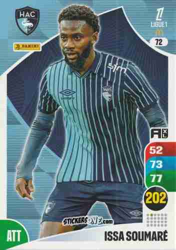 Figurina Issa Soumaré - Ligue 1 2025-2026. Adrenalyn XL
 n. 72 - Panini