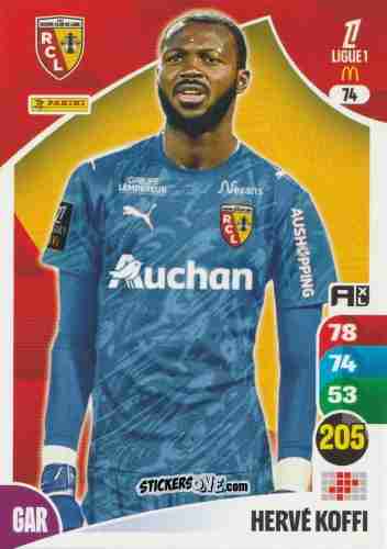 Sticker Hervé Koffi - Ligue 1 2025-2026. Adrenalyn XL
 n. 74 - Panini