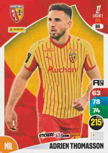 Figurina Adrien Thomasson - Ligue 1 2025-2026. Adrenalyn XL
 n. 86 - Panini