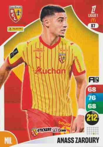 Sticker Anass Zaroury - Ligue 1 2025-2026. Adrenalyn XL
 n. 87 - Panini