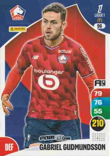 Cromo Gabriel Gudmundsson - Ligue 1 2025-2026. Adrenalyn XL
 n. 96 - Panini
