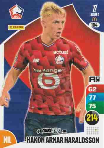 Cromo Hákon Arnar Haraldsson - Ligue 1 2025-2026. Adrenalyn XL
 n. 104 - Panini