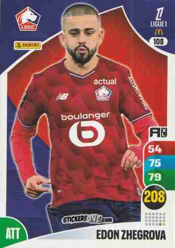 Cromo Edon Zhegrova - Ligue 1 2025-2026. Adrenalyn XL
 n. 108 - Panini