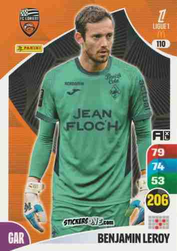 Sticker Benjamin Leroy - Ligue 1 2025-2026. Adrenalyn XL
 n. 110 - Panini
