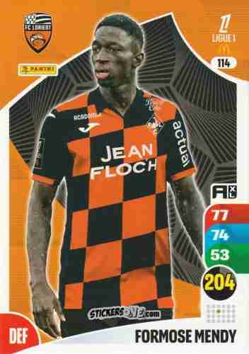 Sticker Formose Mendy - Ligue 1 2025-2026. Adrenalyn XL
 n. 114 - Panini