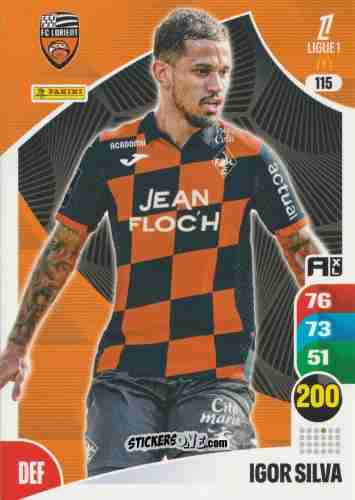 Sticker Igor Silva - Ligue 1 2025-2026. Adrenalyn XL
 n. 115 - Panini