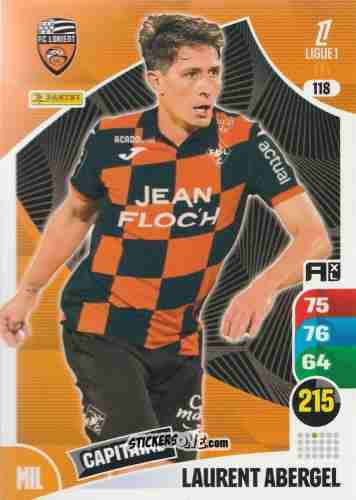Figurina Laurent Abergel - Ligue 1 2025-2026. Adrenalyn XL
 n. 118 - Panini