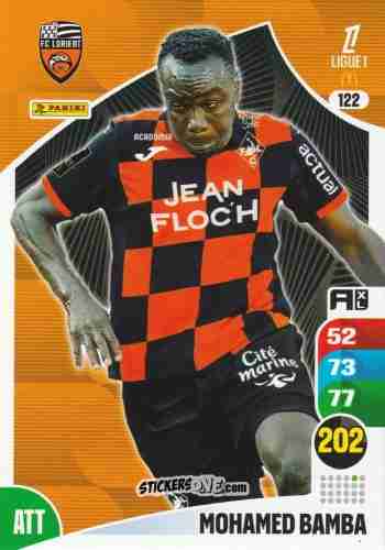 Sticker Mohamed Bamba - Ligue 1 2025-2026. Adrenalyn XL
 n. 122 - Panini