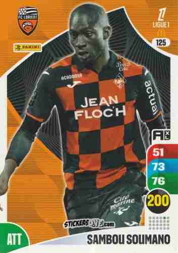 Sticker Sambou Soumano - Ligue 1 2025-2026. Adrenalyn XL
 n. 125 - Panini