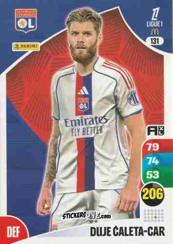 Figurina Duje Ćaleta-Car - Ligue 1 2025-2026. Adrenalyn XL
 n. 131 - Panini