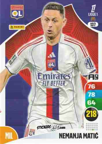 Cromo Nemanja Matić - Ligue 1 2025-2026. Adrenalyn XL
 n. 137 - Panini